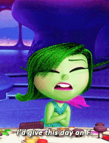 Inside Out Disgust Gif Inside Out Disgust Id Give This Day An F