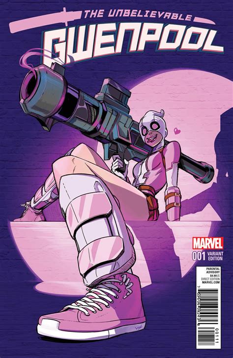 The Unbelievable Gwenpool 1 Variant Cover By Stacey Lee Comic Art