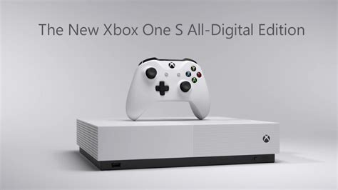 Microsofts Disc Less Xbox One S All Digital Edition Console Is