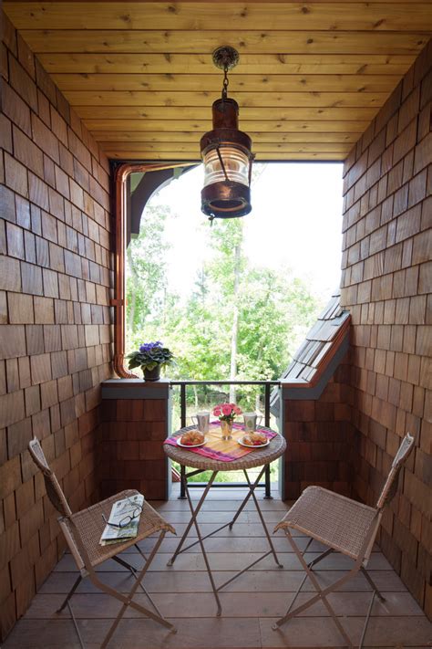 Cottage Style Meets Modern Living Rustic Balcony Minneapolis By