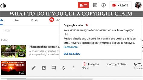 What Happens If You Get A Copyright Claim On You Tutorial Pics