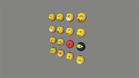 D Model Emojis Emoticon Icon Vr Ar Low Poly Cgtrader My Xxx Hot Girl