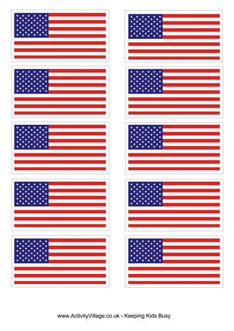 United States Flag Printable Usa Flag Stickers American Flag Sticker