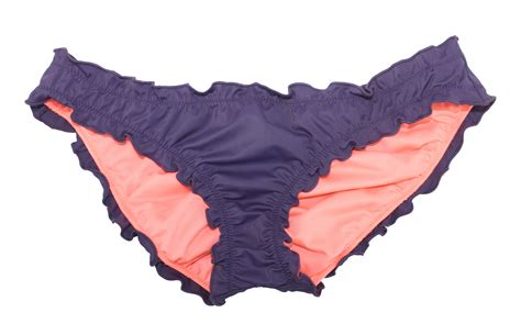 victoria s secret cheeky low rise ruffle ruched brazilian bikini swim bottom