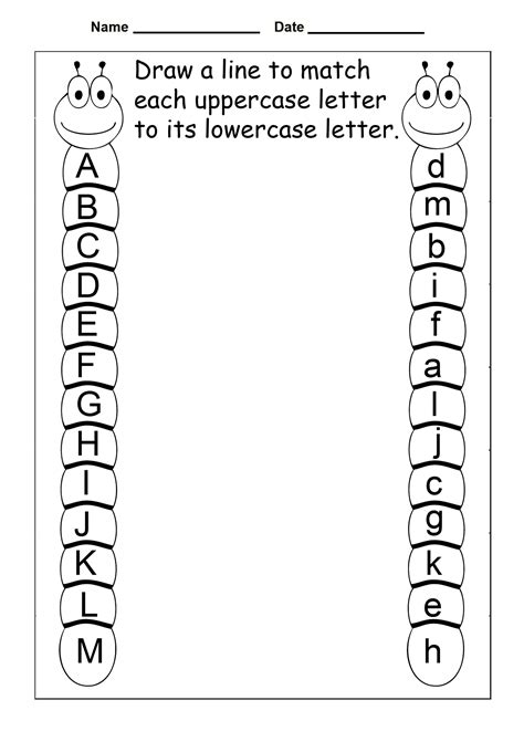 Printable uppercase and lowercase letters