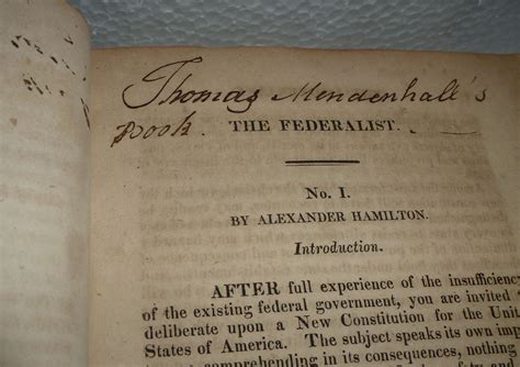 The Federalist Or The New Constitution Written In The Year 1788 By