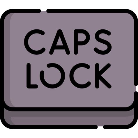 Caps Lock Special Lineal Color Icon