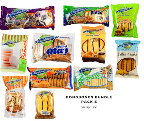 Bongbongs Pasalubong Bundle Pack E Piaya Special Piaya Ube Sambag Bread Pastillas De