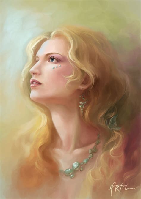 Blonde Girl Painting At Explore Collection Of
