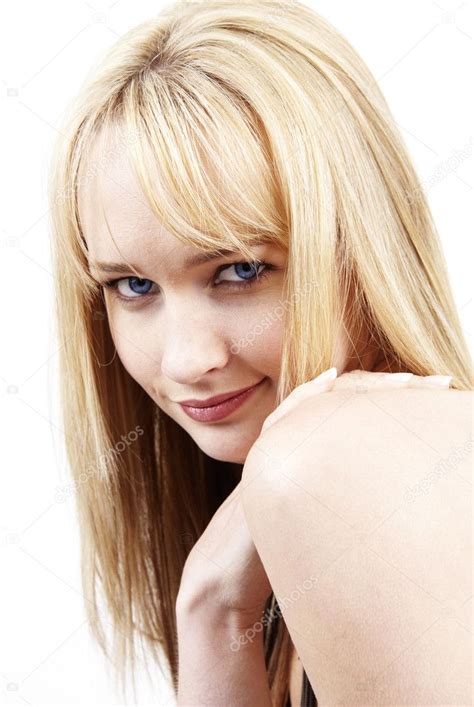 Portrait Of Beautiful Blonde Woman Stock Photo Nicweb
