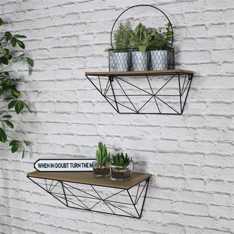 Check spelling or type a new query. Pair of Vintage Retro Wall Mounted Shelves - Windsor Browne