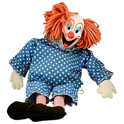 adorable 1960 s talking bozo the clown doll bozo the clown clown dolls