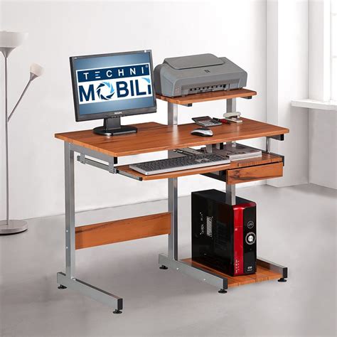 Maybe you would like to learn more about one of these? Jensen Multi-Function Desk with Woodgrain Finish | Compact ...