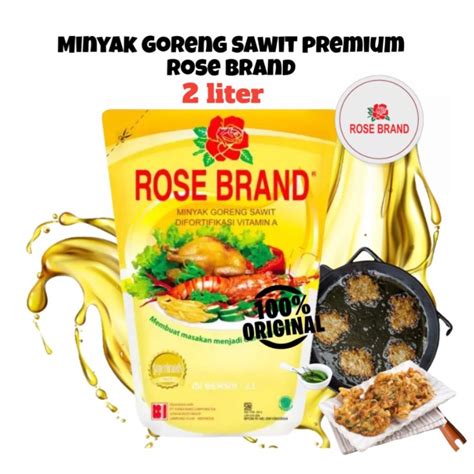 Jual Rose Brand 2ltr Pouch Minyak Goreng Sawit Premium Ecer Ori