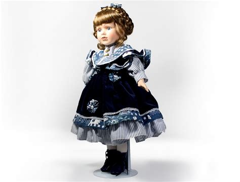 Collectible Porcelain Doll The Angelina Collection 17 Inch Doll