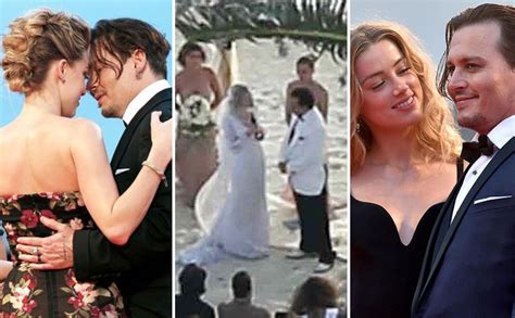 Johnny Depp And Amber Heards Unseen Romantic And Wedding Footage Make For