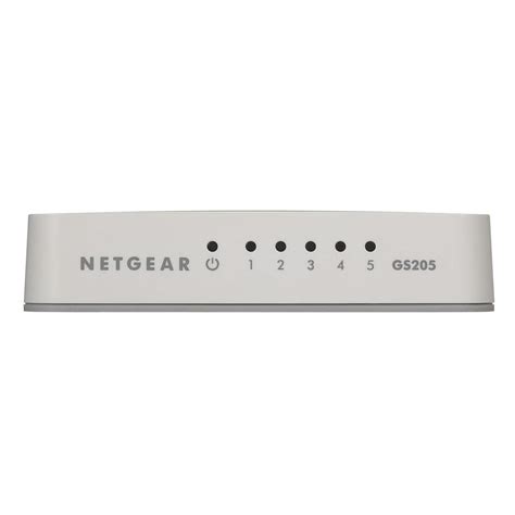 Netgear 5 Port Gigabit Ethernet Switch Gs205100pas The Home Depot