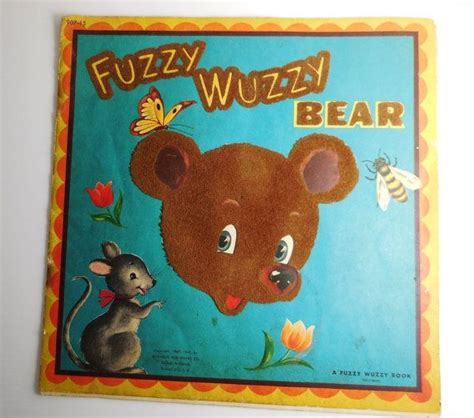 Fuzzy Wuzzy Bear Vintage Book 1949 Etsy Fuzzy Wuzzy Fuzzy Vintage