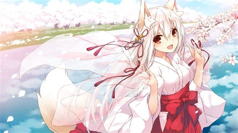 Kawaii Cute Anime Girl Fox Anime Wallpaper Hd