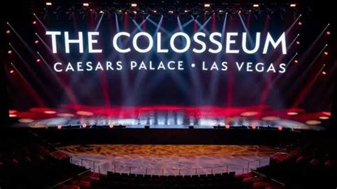Colosseum At Caesars Palace Seating Chart And Capacity Las Vegas Nv