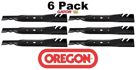 6 Pack Oregon 92 675 Mower Blade Gator G3 Fits John Deere Gx20819