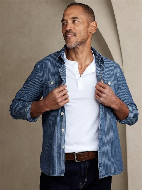 How To Wear A Denim Shirt For Men Outfit Ideas