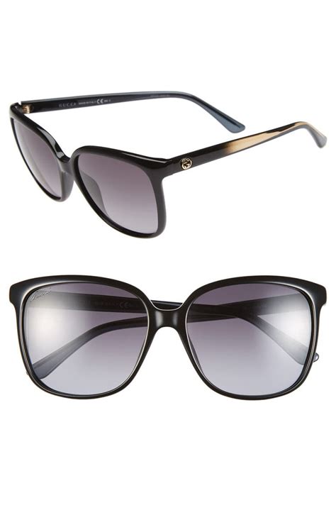 Gucci 57mm Retro Sunglasses Nordstrom