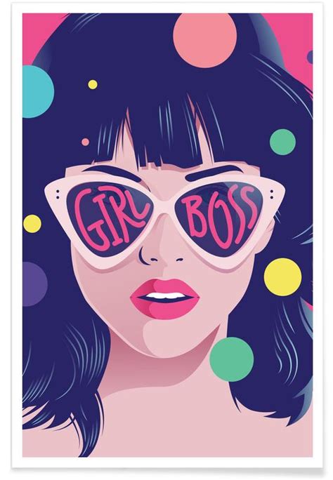 Girl Boss Poster Juniqe