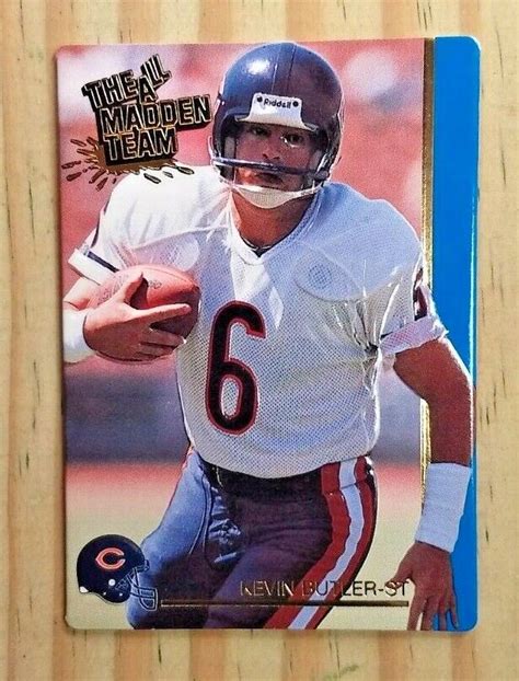 1992 Action Packed Kevin Butler All Madden Team Card46 Bears Cardinals