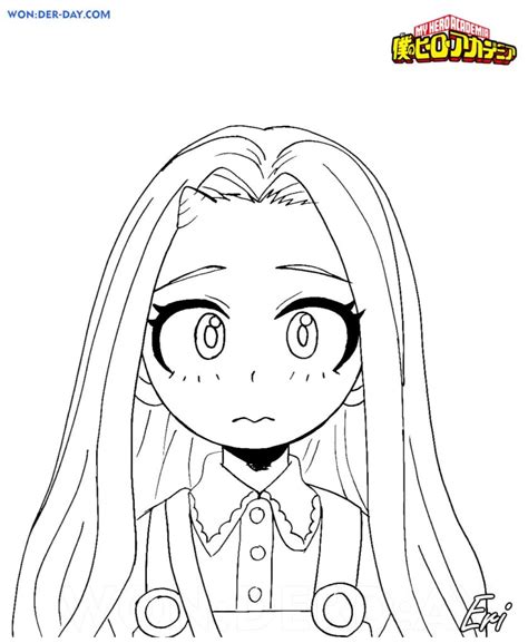 Eri Coloring Pages Mha Coloring Pages Bodrumwasual