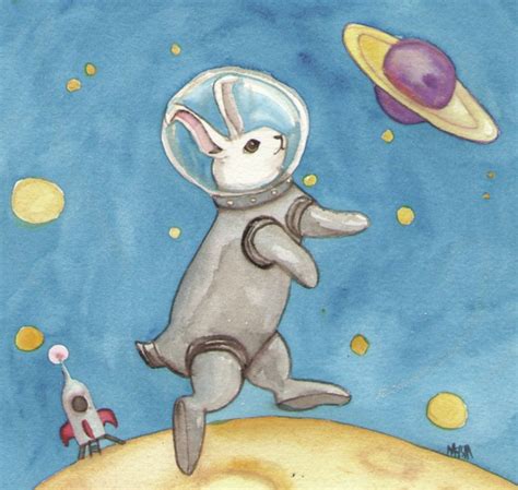 Bunny On The Moon By Bluedogrose On Storybird