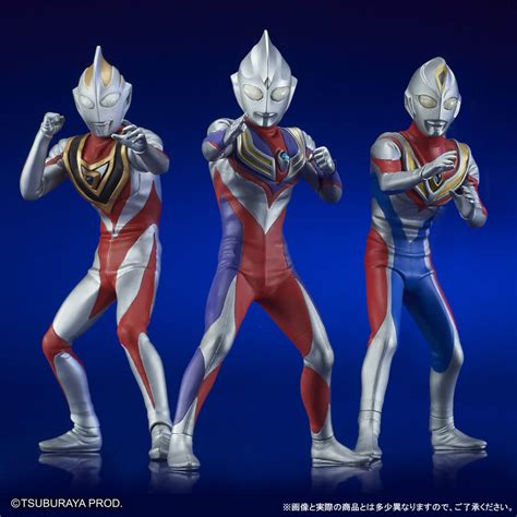 Ultraman gaia (ウルトラマンガイア urutoraman gaia ) is a japanese tokusatsu tv show and is the 14th show in the ultraman series. The Toy Chronicle | X-Plus Large (Tiga, Dyna and Gaia) set