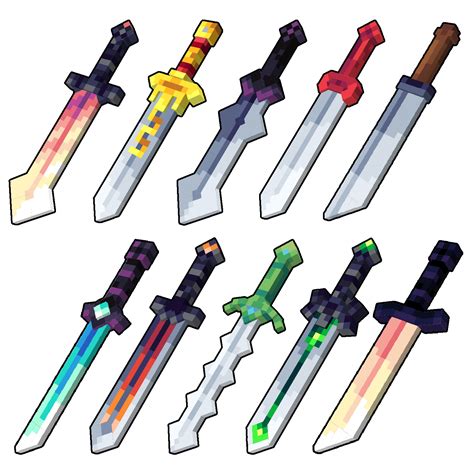 Minecraft Swords Png