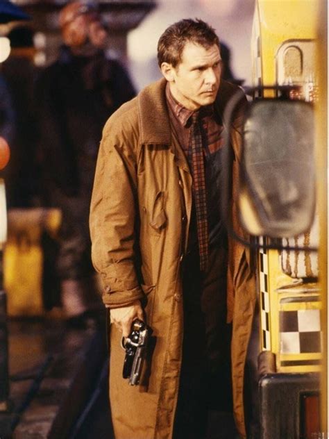 Rick Deckard Coat Blade Runner 1982 Trench Coat Jacket Hub