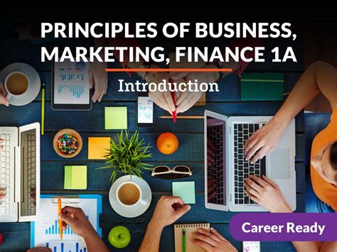 Principles Of Business Marketing And Finance 1a Introduction