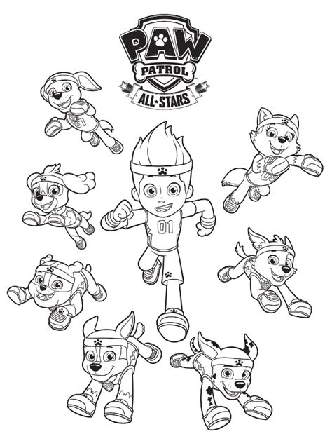 Ryder and his bunch of rescue dogs marshall, rubble, chase, rocky, tracker, zuma, skye, and everest on a great selection of free. FREE PAW Patrol Coloring Pages - Happiness is Homemade