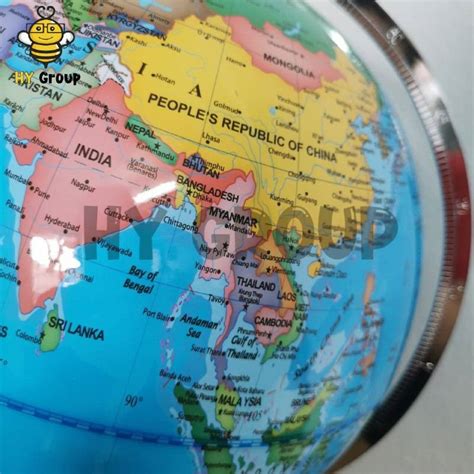 32cm Ocean World Globe Map With Swivel Stand Geography Educational Toy