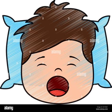 Small Yawn Yawning Young Stock Vector Images Alamy