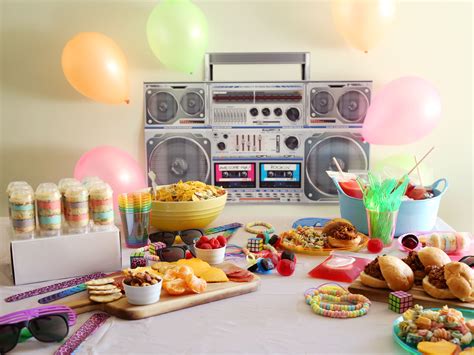 How To Host An 80s Party Birthday Party Food 80s Theme