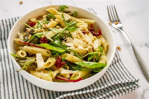 Vegetarische Pastasalade recept