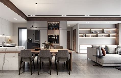 Apartment 130m2 On Behance Modern Apartment Design Apartment Design