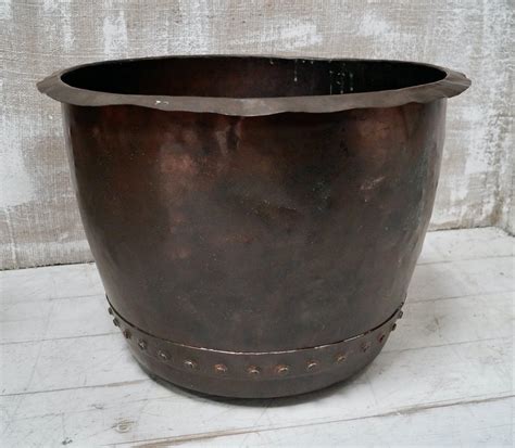 Antique Copper Cauldron Planter Sold Clubhouse Interiors Ltd