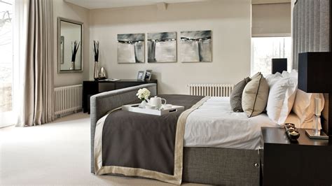 Callister Russell Luxury Interior Design Greige Bedroom Luxury