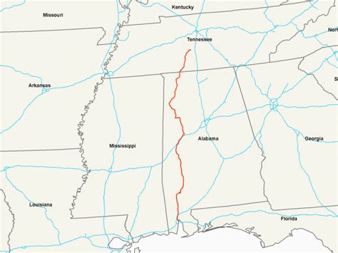 Tennessee Mile Marker Map U S Route 43 Wikipedia Secretmuseum