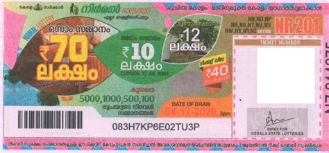 Sthree sakthi lottery is a weekly lottery from kerala lotteries. Live Kerala Lottery Results: Nirmal weekly NR-201
