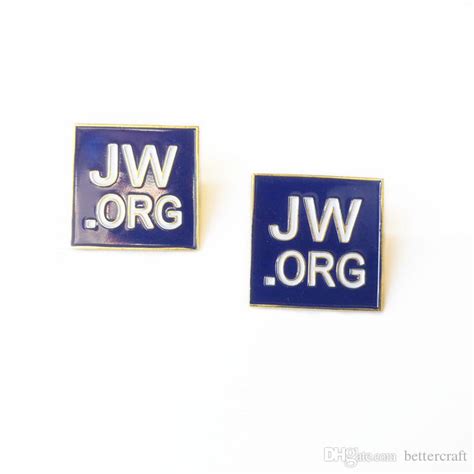 Best Quality Bettercraft Jworg Square Gold Lapel Pin Jehovah Witness 1