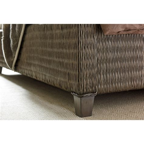 Chesterfield tufted upholstered footboard storage platform bed. Tommy Bahama Home Cypress Point Driftwood Isle Woven ...