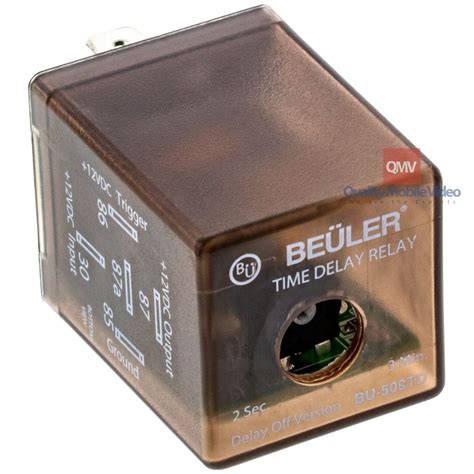 Beuler Bu509td 12 Vdc Automotive 5 Pin Spdt Time Delay Relay With