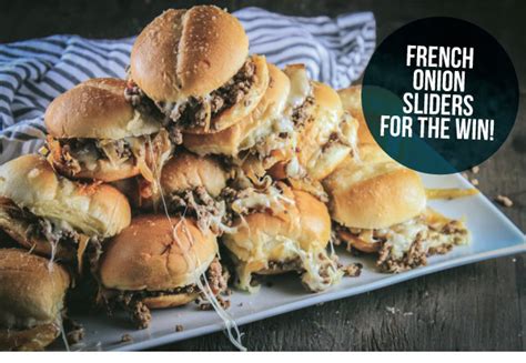 For The Win French Onion Sliders — Recipe Box