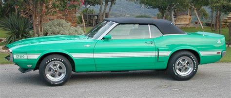 Grabber Green 1969 Ford Mustang Shelby Gt 500 Convertible